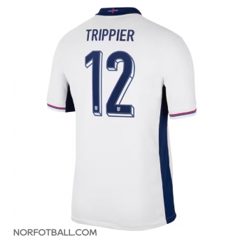 Billige Fotballdrakt England Kieran Trippier #12 Replika Hjemmedrakt EM 2024 Kortermet